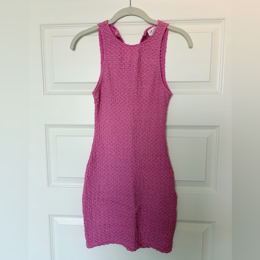 Scrunchy Knit Mini Dress